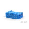 Te Connectivity Board Connector, 12 Contact(S), 2 Row(S), Female, Idc Terminal, Blue Insulator, Receptacle 2-1658527-0